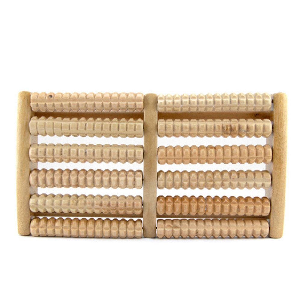 Foot Sole Wooden Roller Type Solid Wood Leg Massage