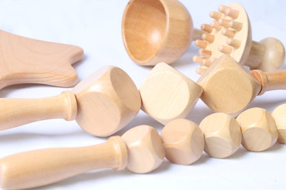 Mushroom Head Massage Scraping Board Set