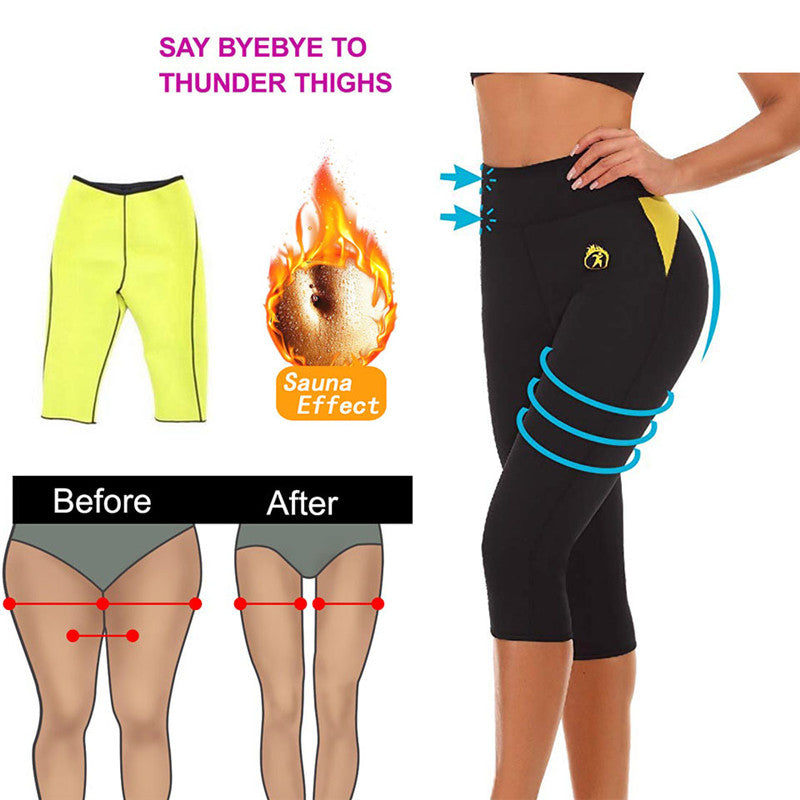 Sweatpants Women's Stovepipe Fat Burning Slimming Pants