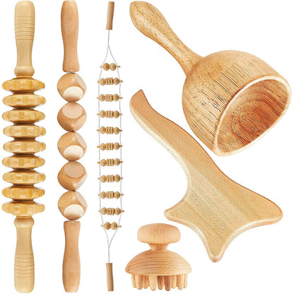 Mushroom Head Massage Scraping Board Set