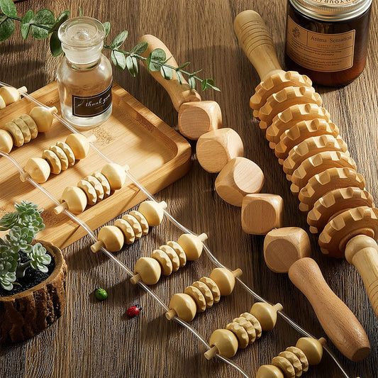 Mushroom Head Massage Scraping Board Set