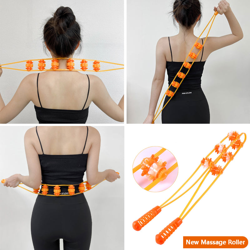 Pull Back Massage Roller Handheld Ball Dredge The Meridian And Relax The Body Ball Back Manual Roller Massage