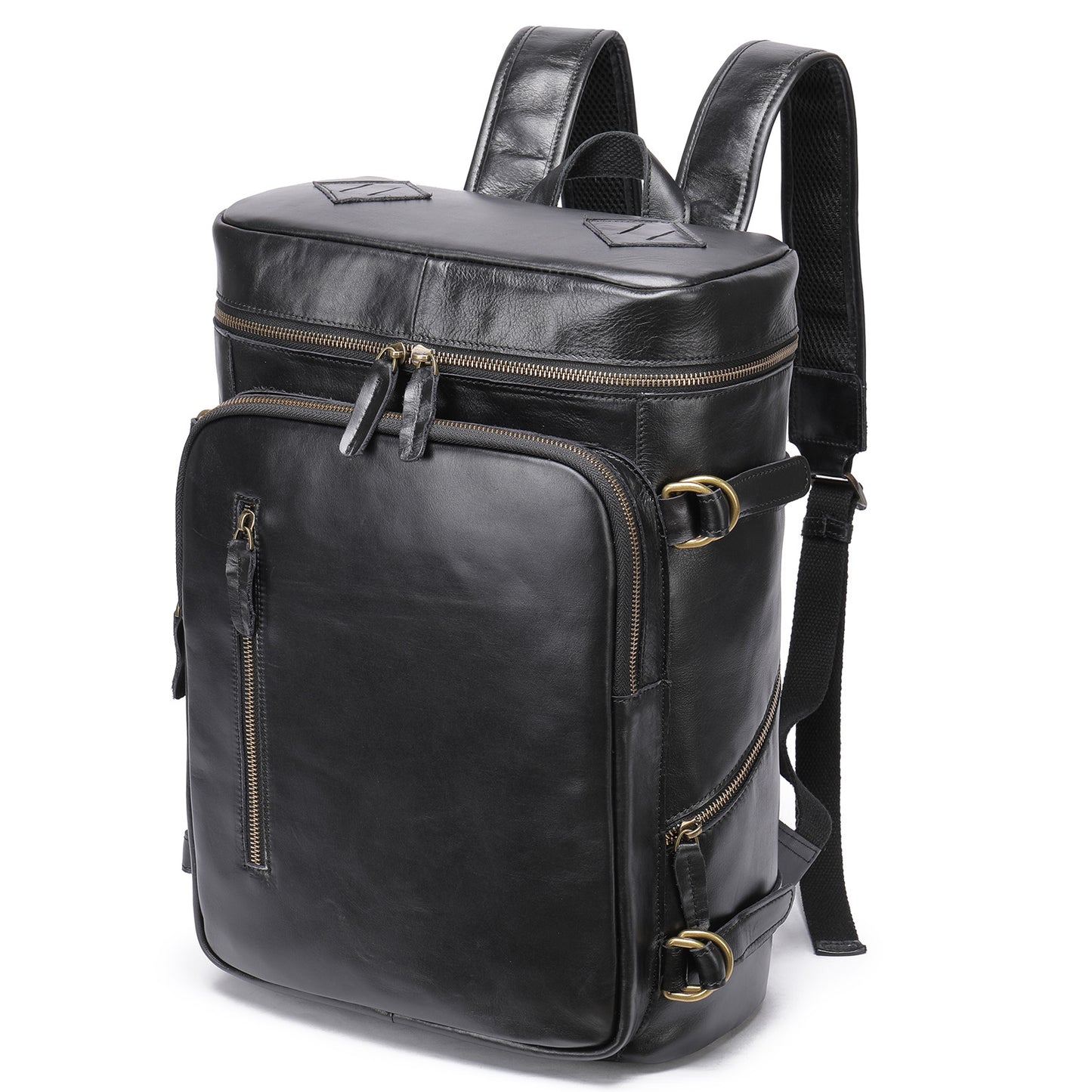 Korean Computer Bag Men's Retro Crazy Horseskin Shoulder